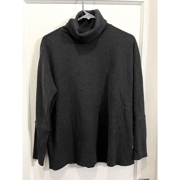 Kit & Ace Gray Long Sleeve Turtleneck Sweater Pullover Top Women's Size Small - Picture 2 of 10
